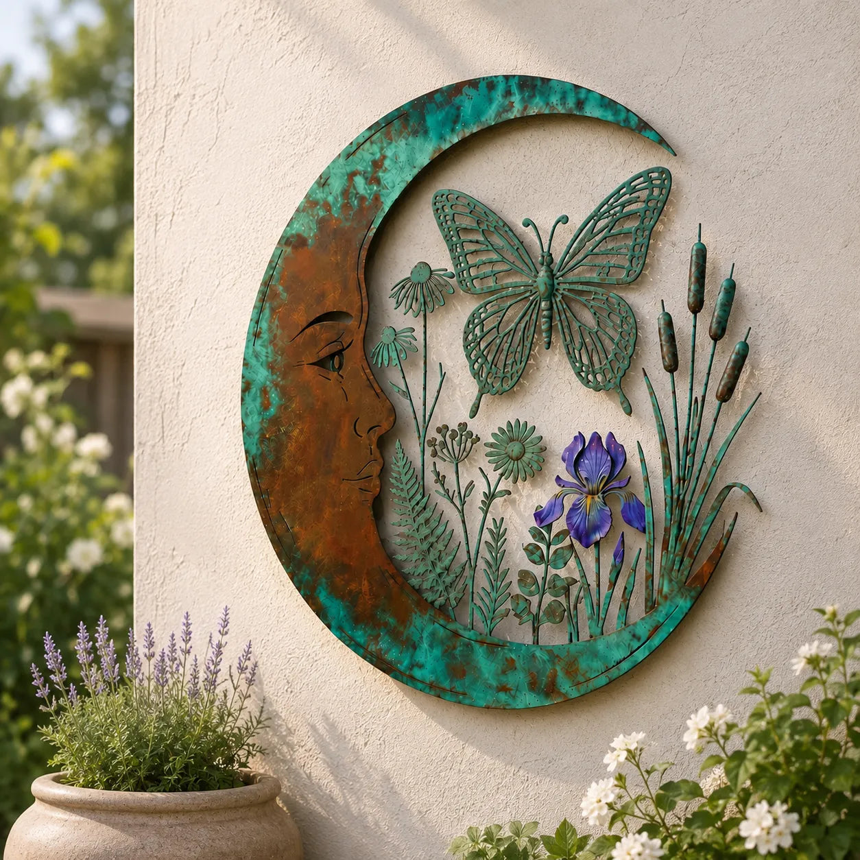 Dragonfly Moon Wall Decor