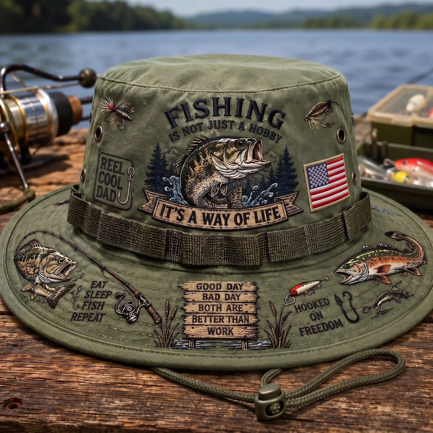 🔥Last Day 49% OFF - 🎣Fishing Is a Way of Life Bucket Hat