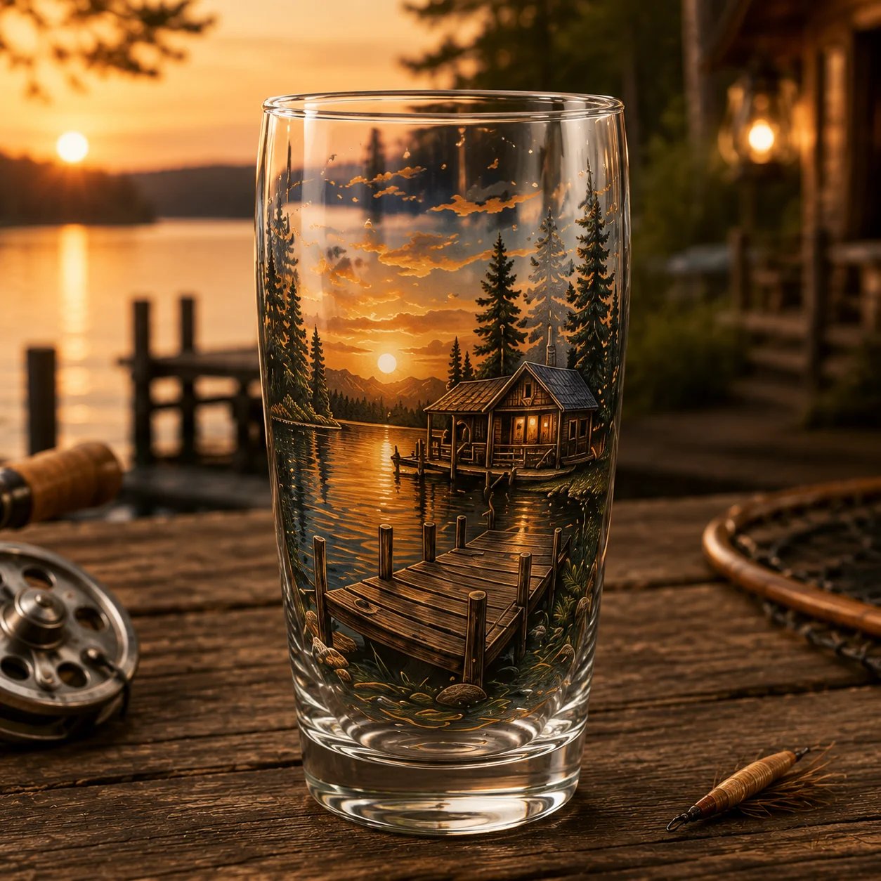 🎅🎅 2026 Christmas Gift 49% Off--✨🎣 The Last Cast Fishing Pint Glass Collection – 7 Unique Angler Designs & Gift Box