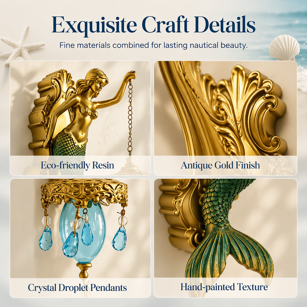π―οΈπ 50% OFF! Vintage Mermaid Wall Sconce β For Indoor and Outdoor Use