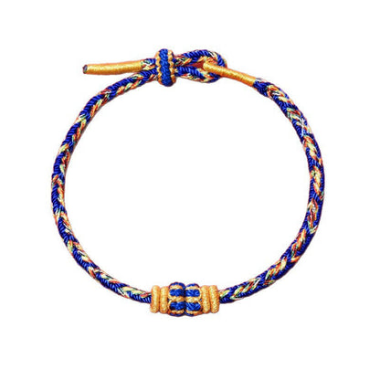 Buddha Stones Koi Fish Luck Hand-Woven String Bracelet - image 27