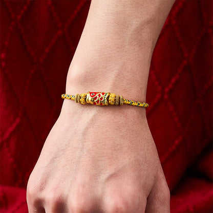 Buddha Stones Koi Fish Luck Hand-Woven String Bracelet - image 21