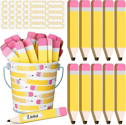👩‍🏫121/101 Pcs Back to School Teacher Gift Flip Name Sticks Set with Storage Cup,Student Name Sticks with Metal Buckets & Stickers – Classroom Management & Student Grouping Tool for Teachers - Cow Prin / 101 Pcs