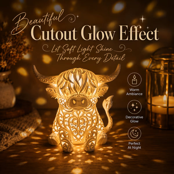 🔥HOT SALE🔥Highland Cow Tea Light Holder