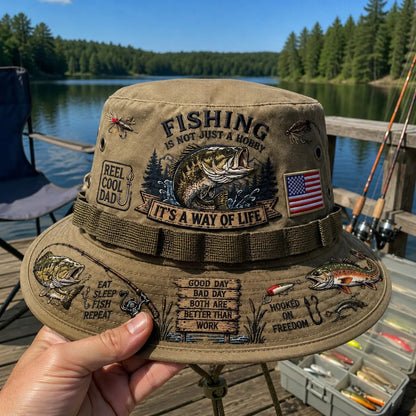 🔥Last Day 49% OFF - 🎣Fishing Is a Way of Life Bucket Hat