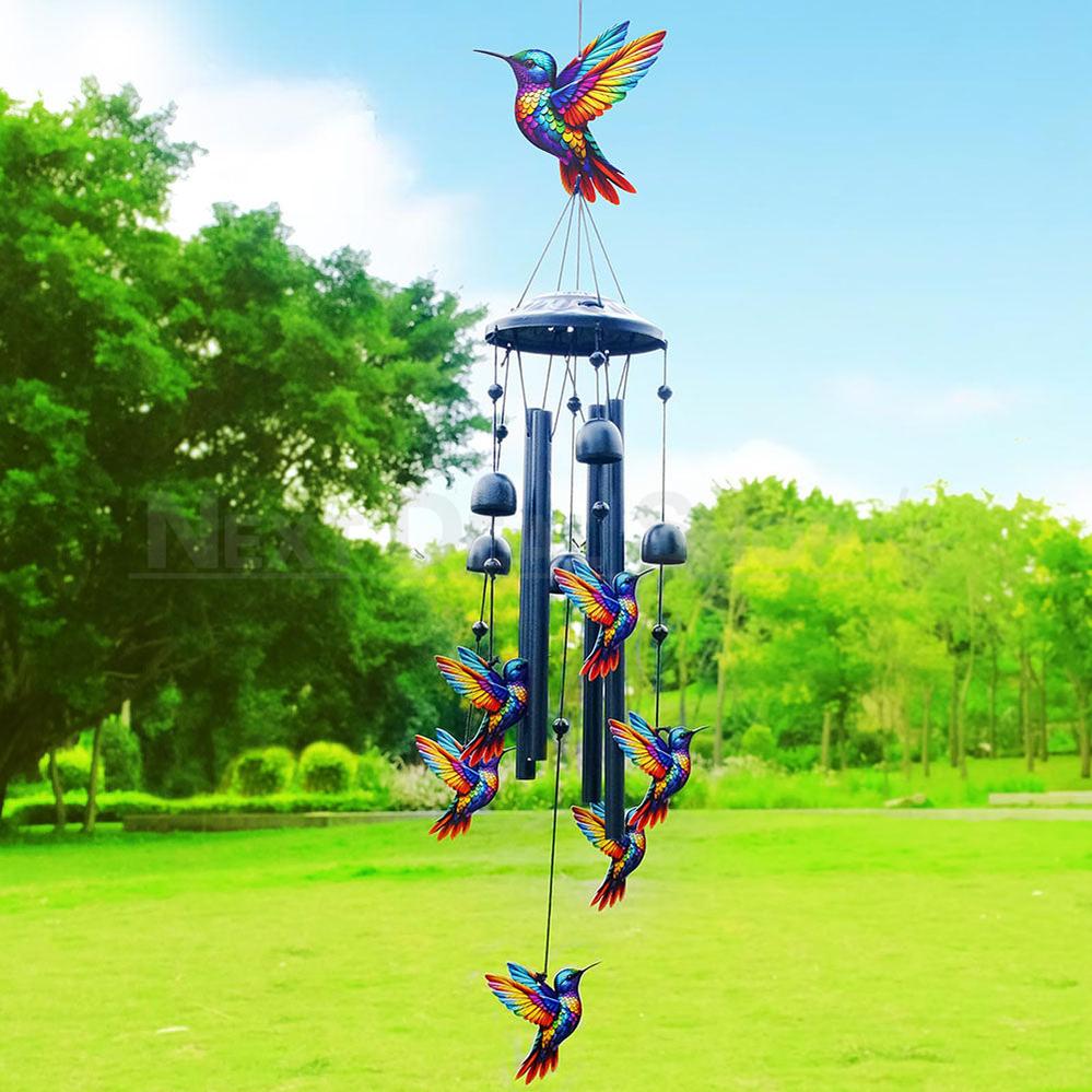 Colorful Hummingbird Metal Wind Chime-Next Deal Shop-Next Deal Shop
