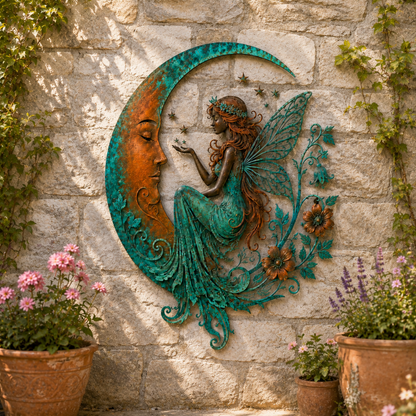 Dragonfly Moon Wall Decor