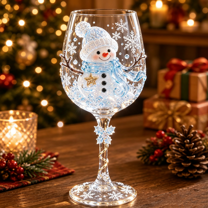 🔥🎁 Christmas Wine Glass Collection Gift Box Set ✨