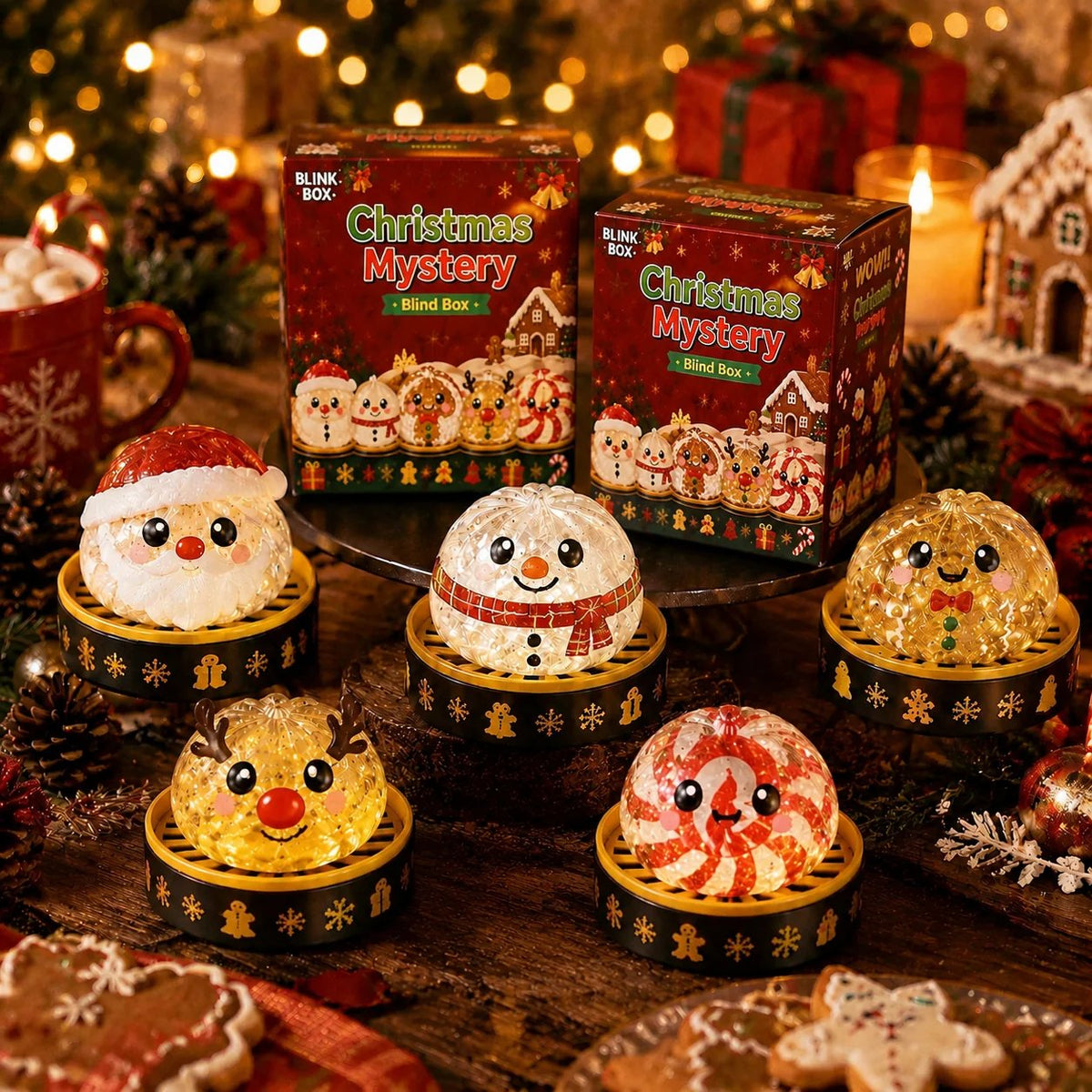 🎄🎅Christmas Squishy Dumplings Mystery Blind Box