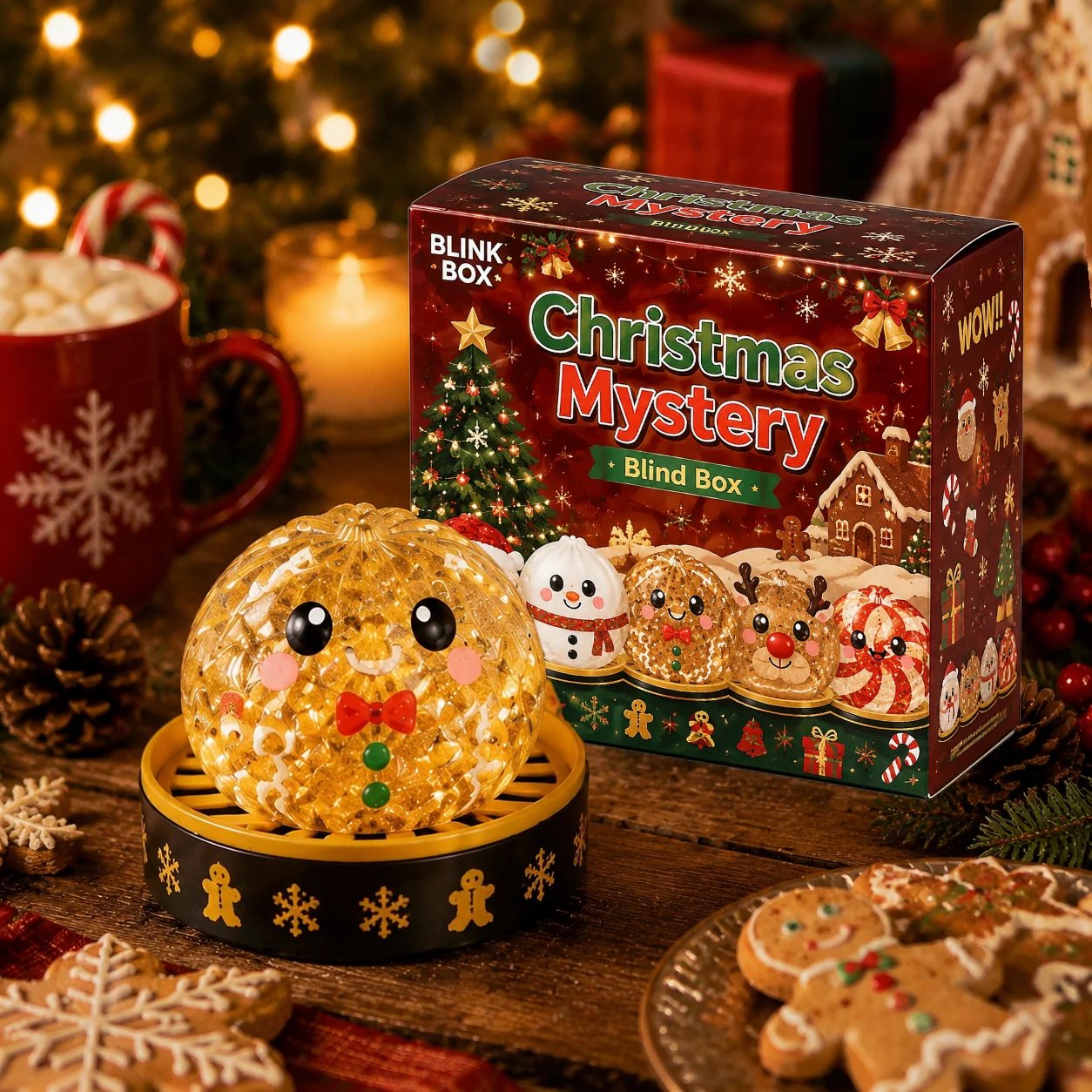 🎄🎅Christmas Squishy Dumplings Mystery Blind Box