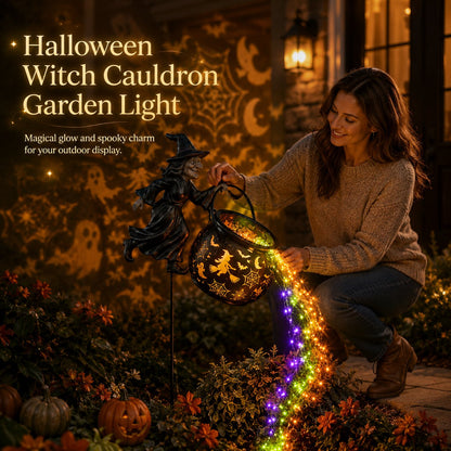 🎃Witch Potion Waterfall Garden Lamp