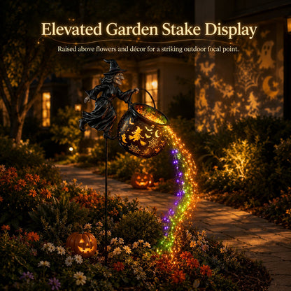 🎃Witch Potion Waterfall Garden Lamp