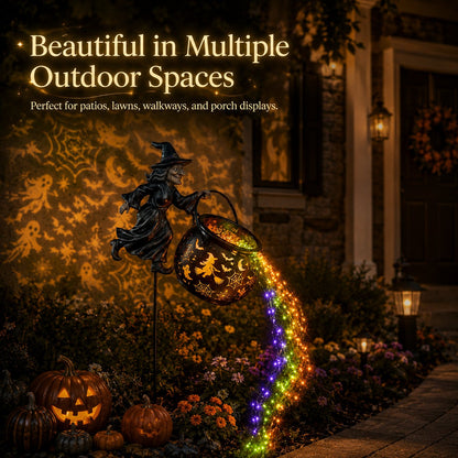 🎃Witch Potion Waterfall Garden Lamp