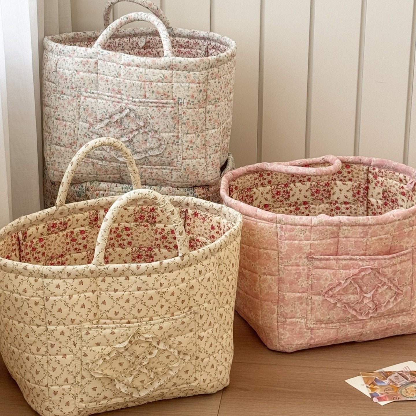 💕Hot sale 49% OFF💖🌸🧺 Floral Foldable Storage Basket — Stylish, Practical & Space-Saving 🌸
