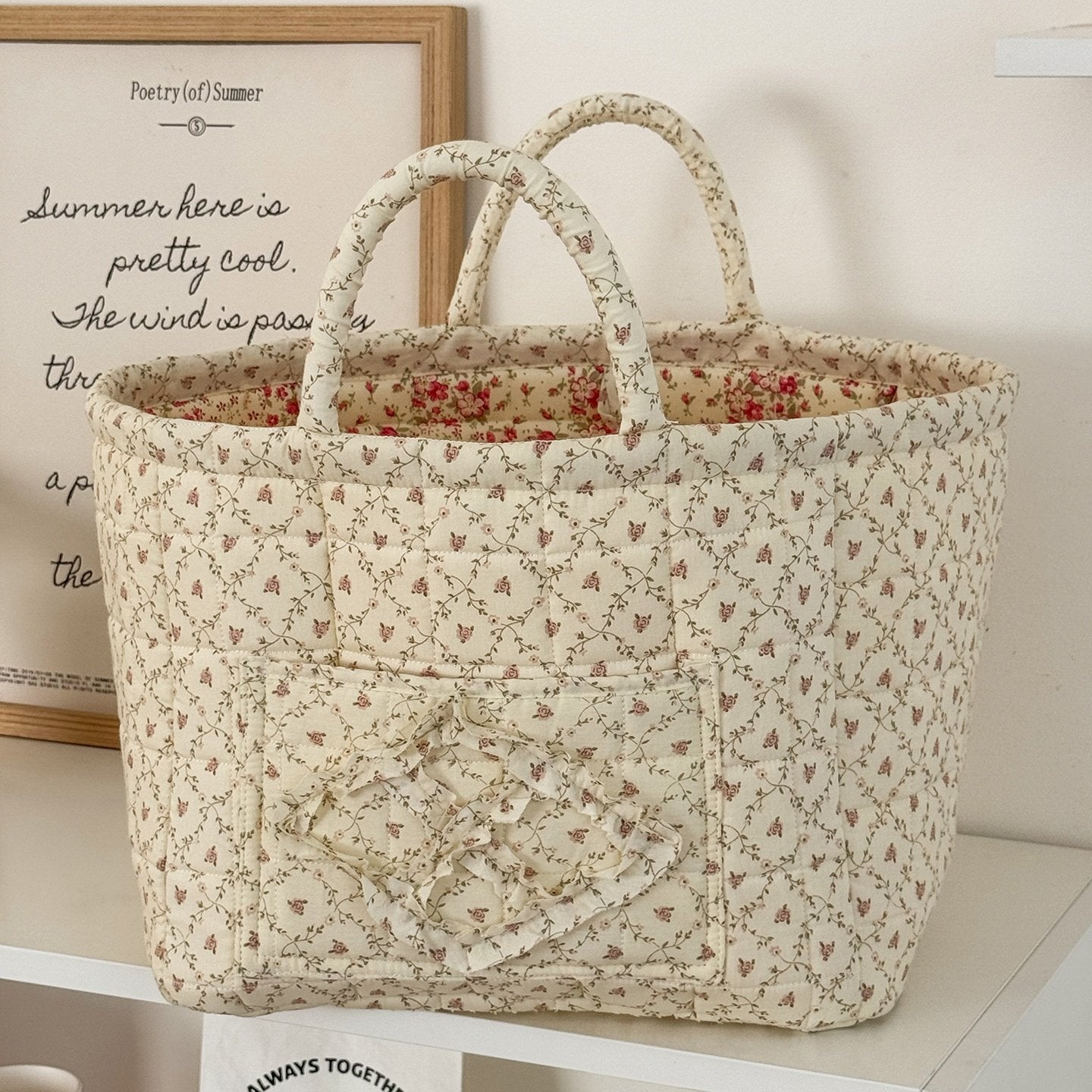 💕Hot sale 49% OFF💖🌸🧺 Floral Foldable Storage Basket — Stylish, Practical & Space-Saving 🌸