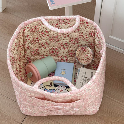 💕Hot sale 49% OFF💖🌸🧺 Floral Foldable Storage Basket — Stylish, Practical & Space-Saving 🌸