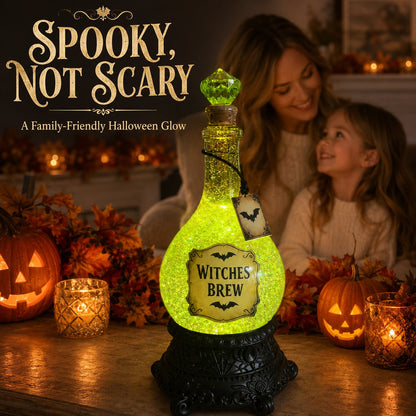 🔥Last Day 49% OFF -🧙✨Lighted Witches’ Brew Poison Bottle Glitter Globe(📦Buy 2 Free Shipping) - Buy 1
