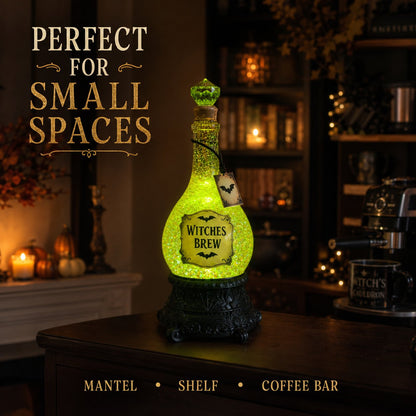 🔥Last Day 49% OFF -🧙✨Lighted Witches’ Brew Poison Bottle Glitter Globe(📦Buy 2 Free Shipping) - Buy 1