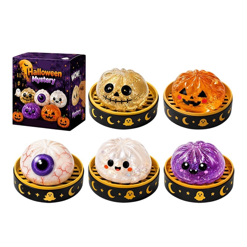Halloween Ghost Squeeze Fun - Five-Piece Set