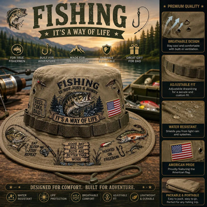 🔥Last Day 49% OFF - 🎣Fishing Is a Way of Life Bucket Hat