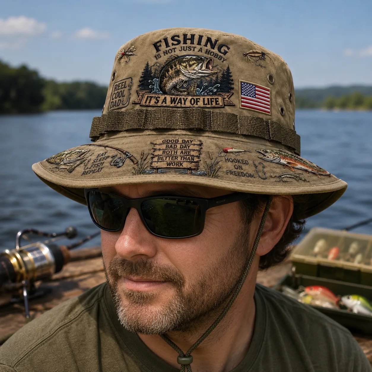 🔥Last Day 49% OFF - 🎣Fishing Is a Way of Life Bucket Hat