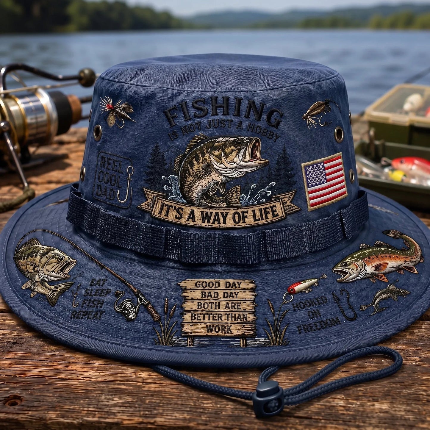 🔥Last Day 49% OFF - 🎣Fishing Is a Way of Life Bucket Hat