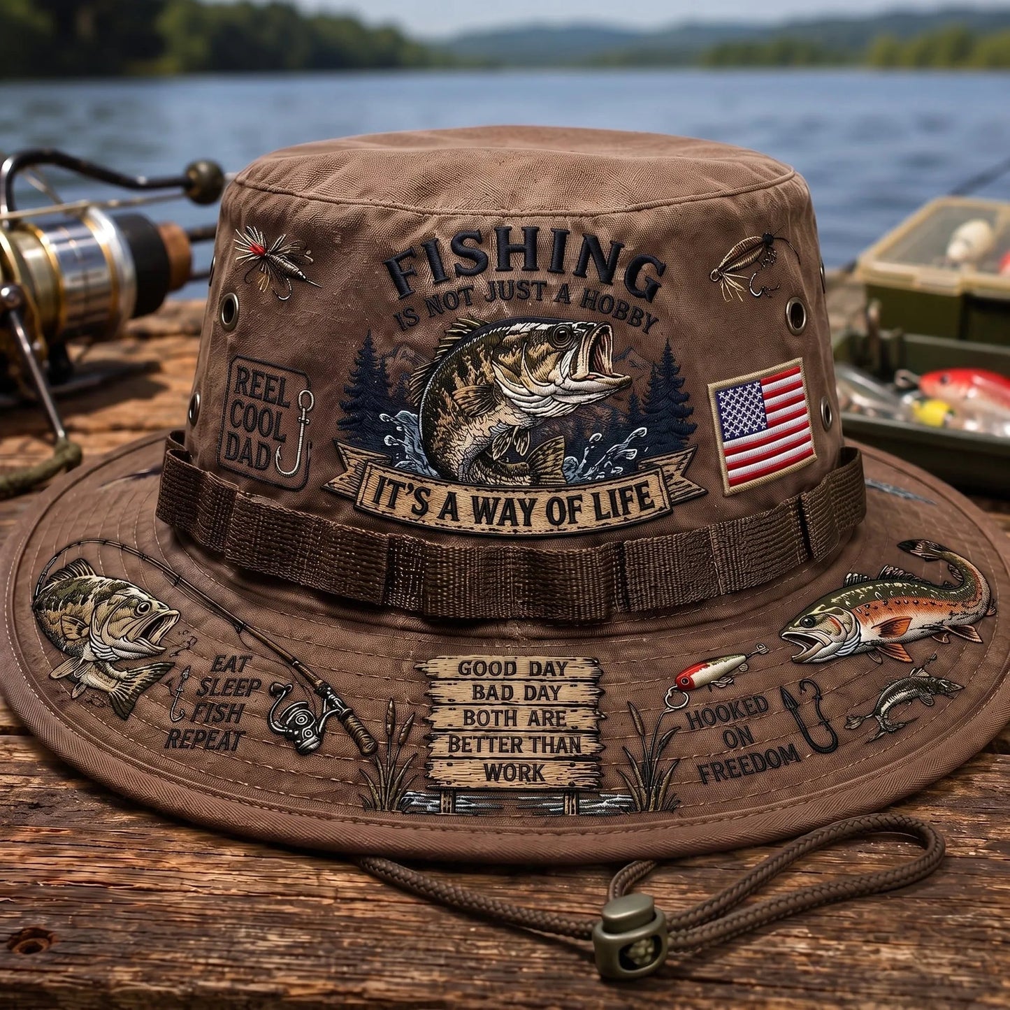 🔥Last Day 49% OFF - 🎣Fishing Is a Way of Life Bucket Hat