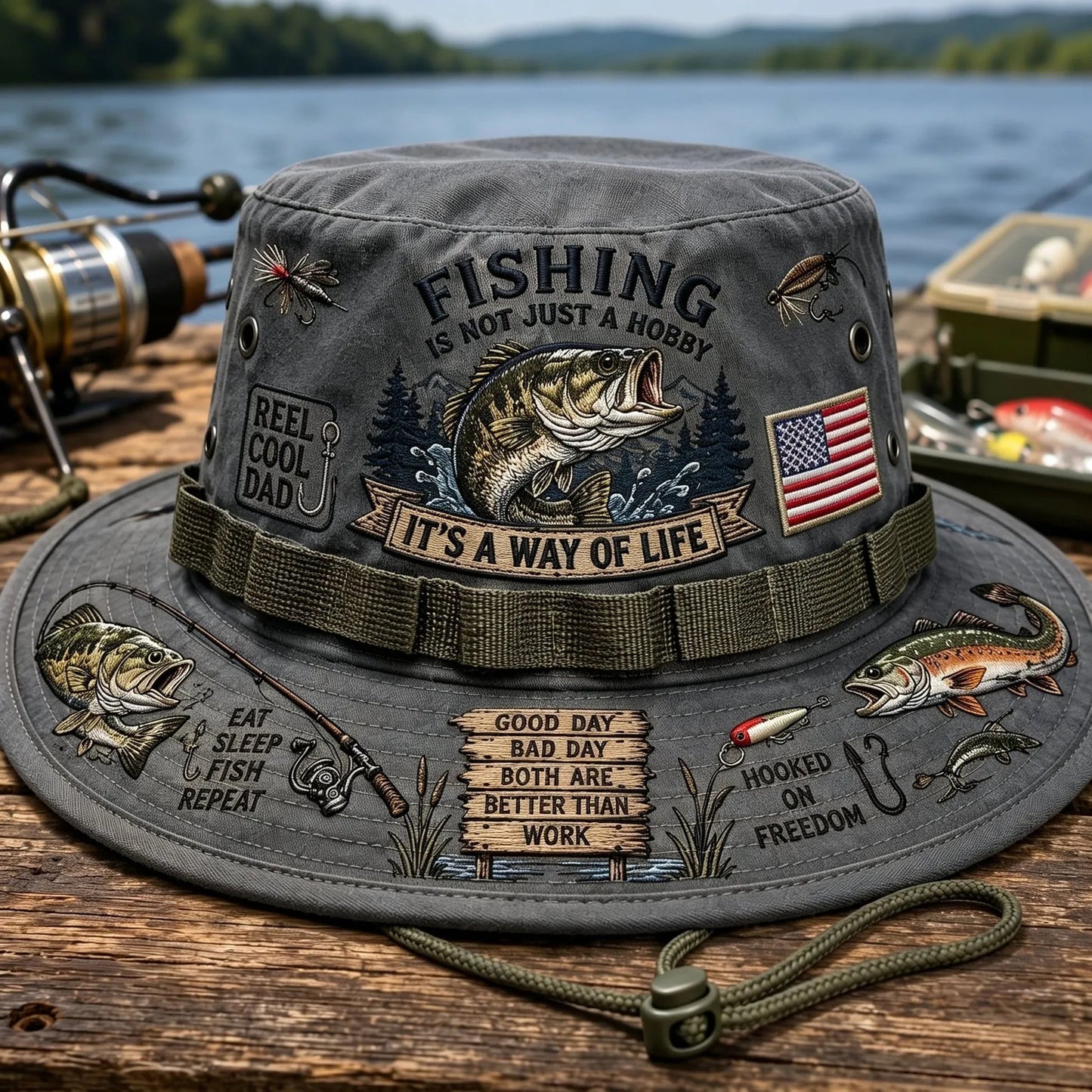 🔥Last Day 49% OFF - 🎣Fishing Is a Way of Life Bucket Hat