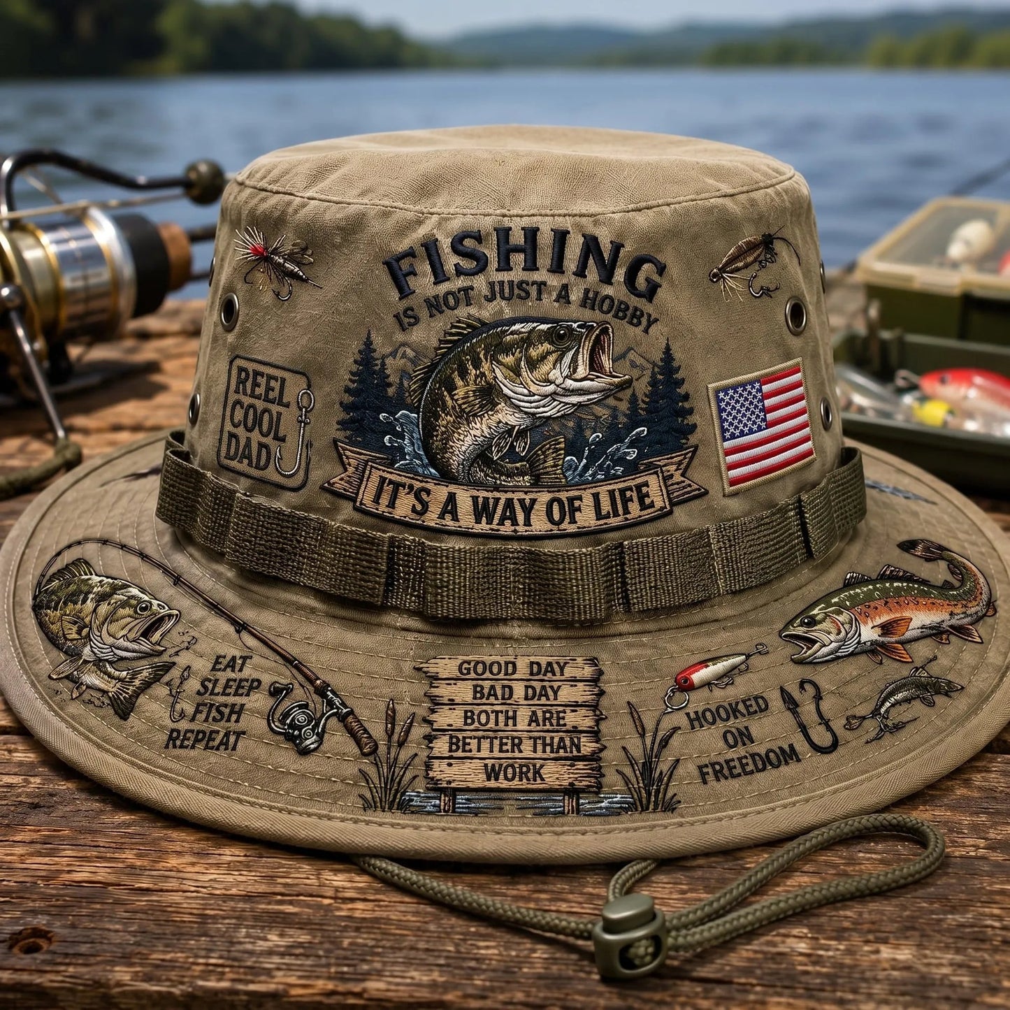 🔥Last Day 49% OFF - 🎣Fishing Is a Way of Life Bucket Hat