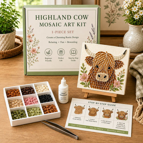 🌿 Woodland Mosaic Art Diy Kit