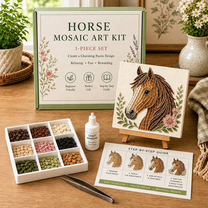 🌿 Woodland Mosaic Art Diy Kit