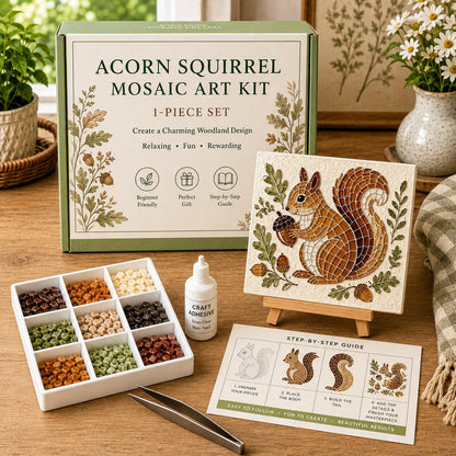 🌿 Woodland Mosaic Art Diy Kit