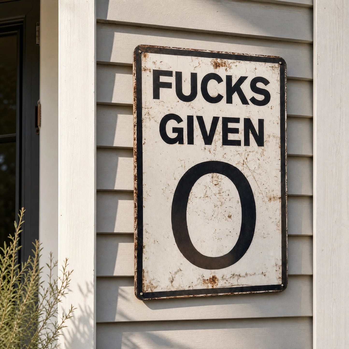 0 Given Funny Metal Signs