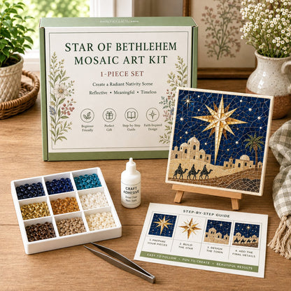 💥 LAST DAY 49% OFF - Nativity Sea Glass Art Kit