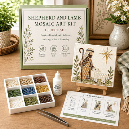 💥 LAST DAY 49% OFF - Nativity Sea Glass Art Kit