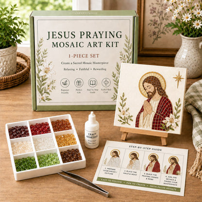 💥 LAST DAY 49% OFF - Nativity Sea Glass Art Kit
