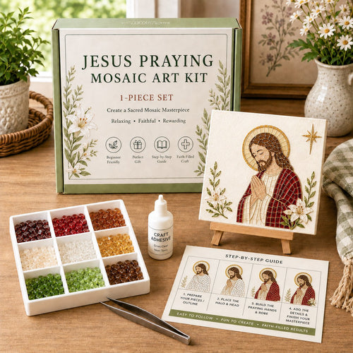 💥 LAST DAY 49% OFF - Nativity Sea Glass Art Kit