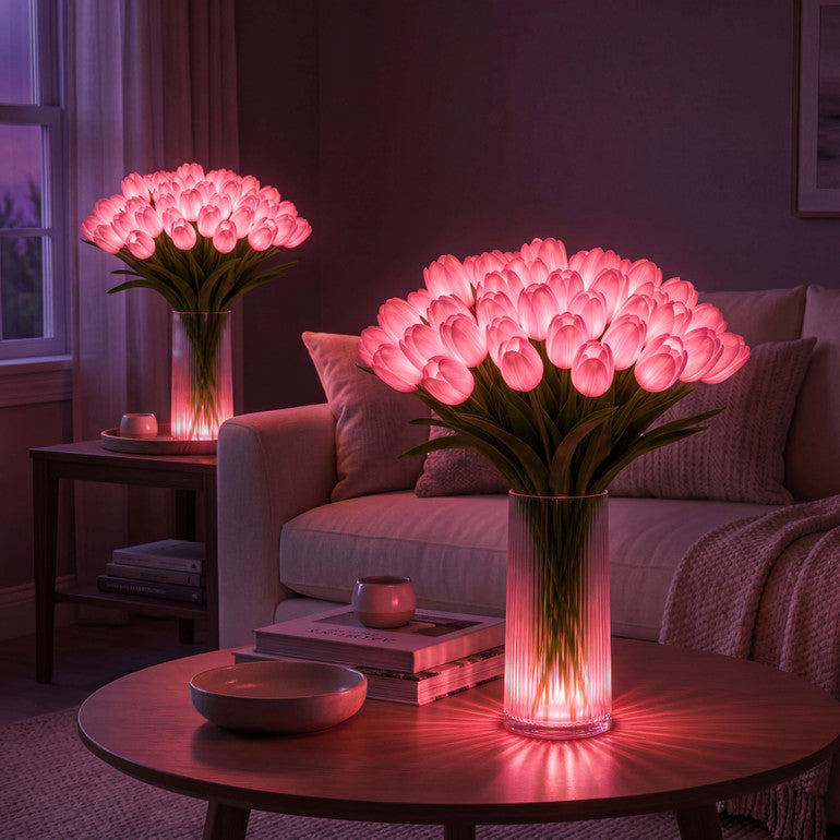 Radiant Romantic Tulip Light