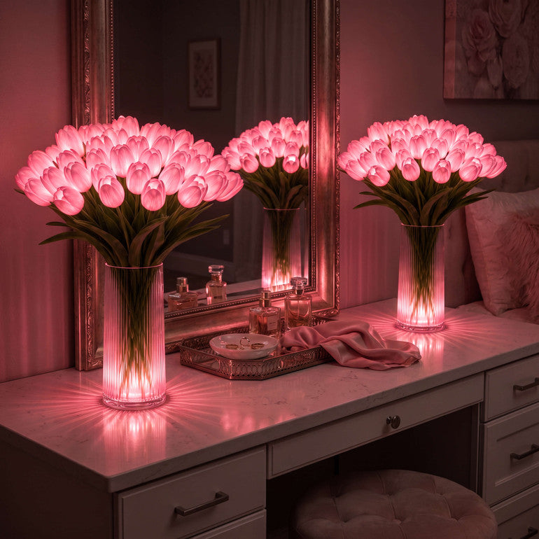 Radiant Romantic Tulip Light