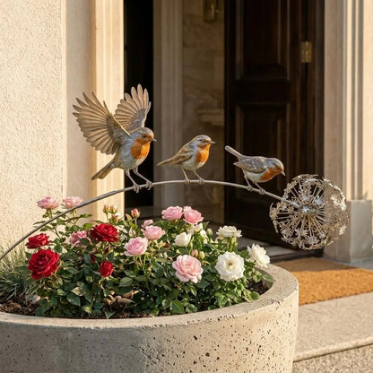 🎁Hot Sale 70% OFF🔥Robin Memorial Garden Stake – “Loved Ones Are Near”