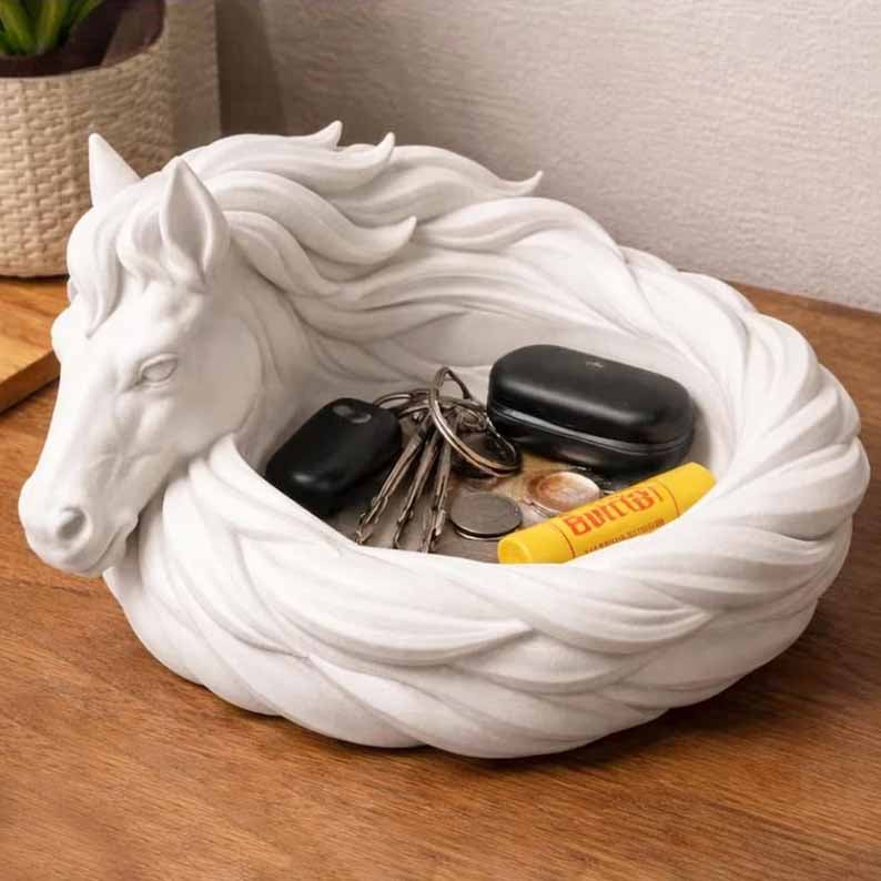 🐴Last Day 49% OFF - Horse Catchall Bowl - White
