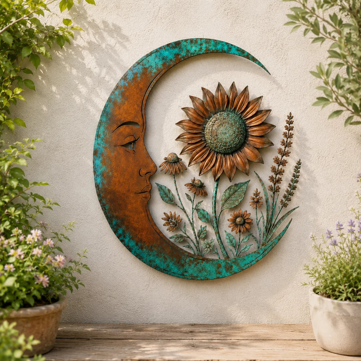 Dragonfly Moon Wall Decor
