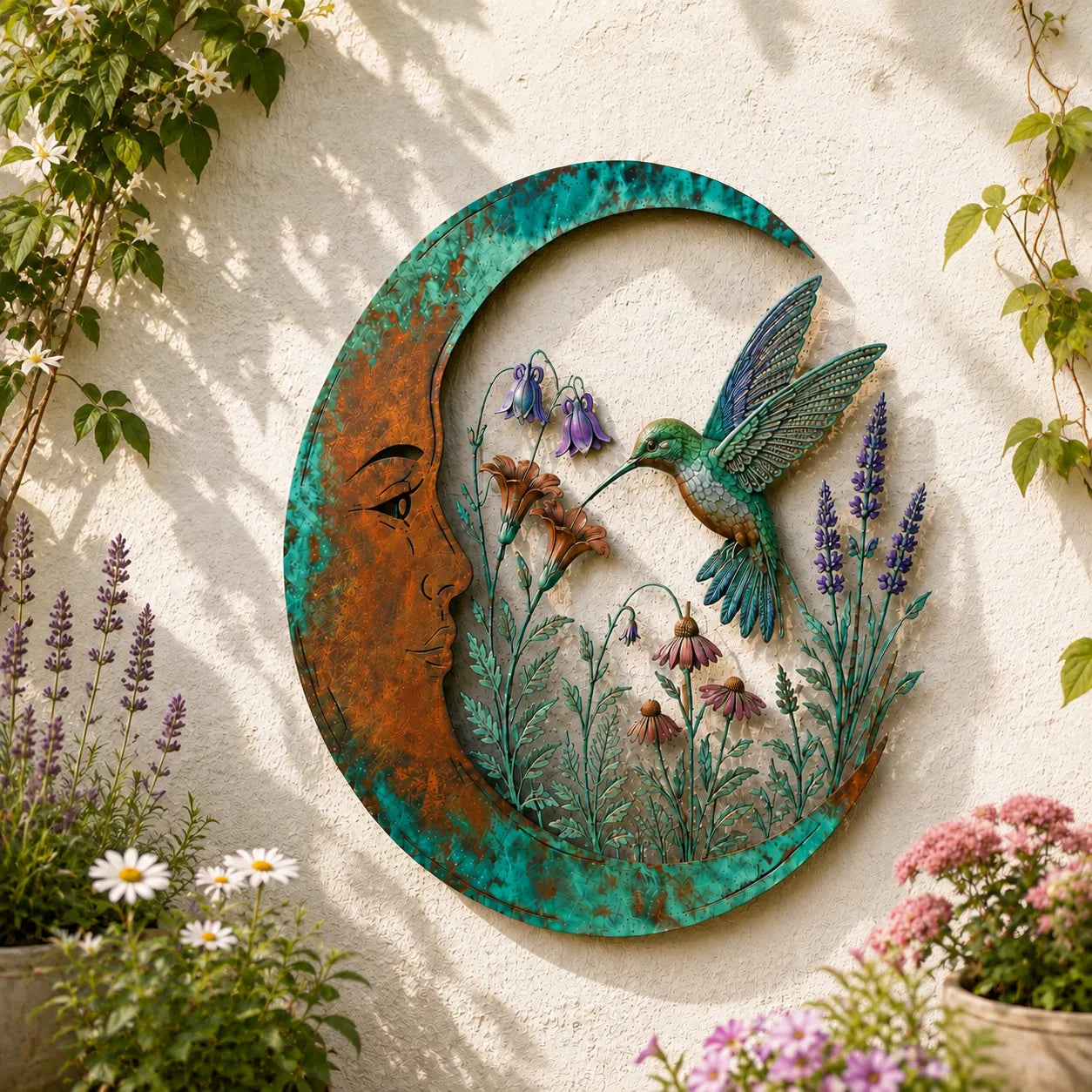 Dragonfly Moon Wall Decor